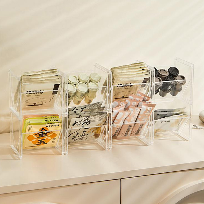 Vertical Tea Box Holder Stacka - Coffee Tea Sugar recension och pris
