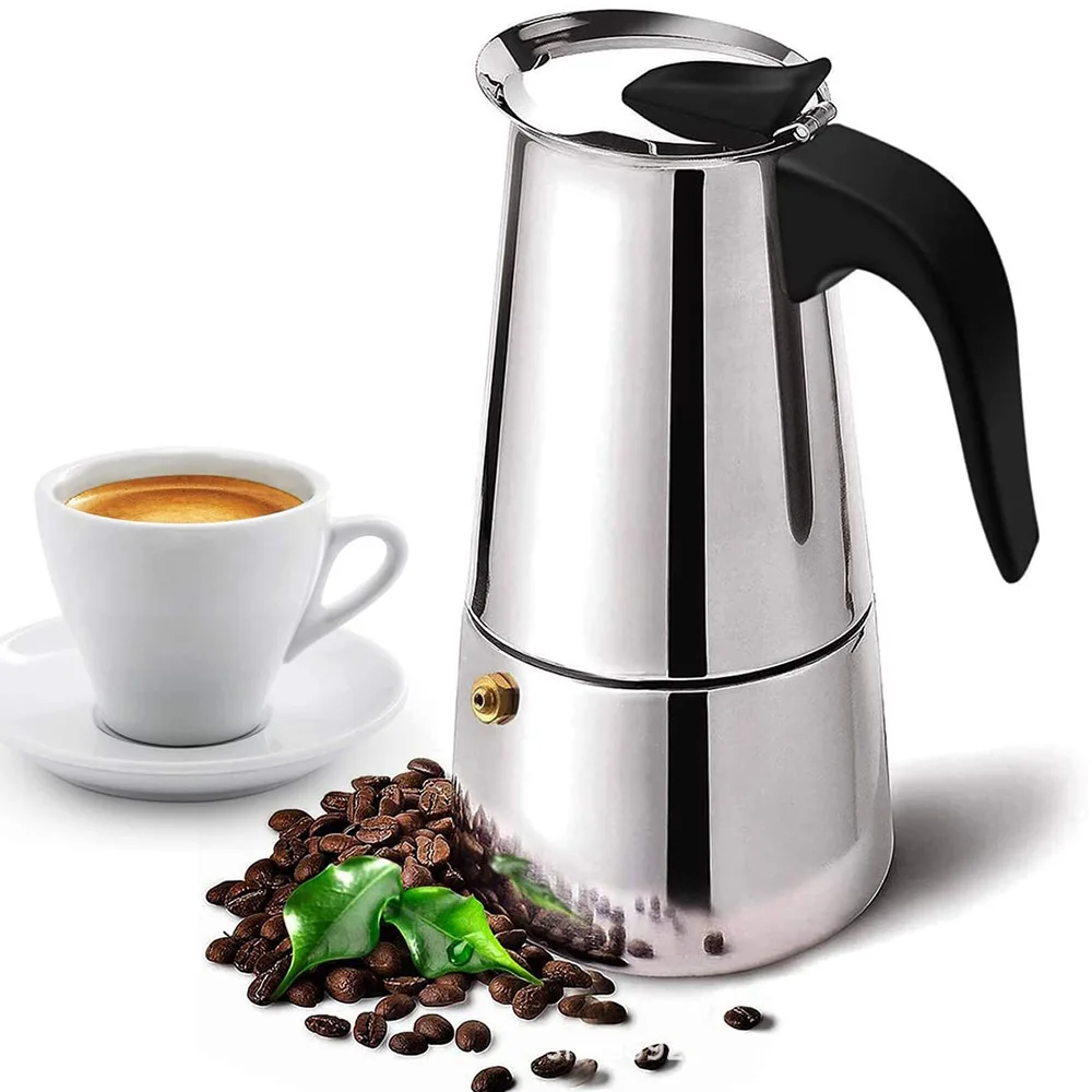 Premium Stainless Steel Moka C - Moka Pot Stove recension och pris