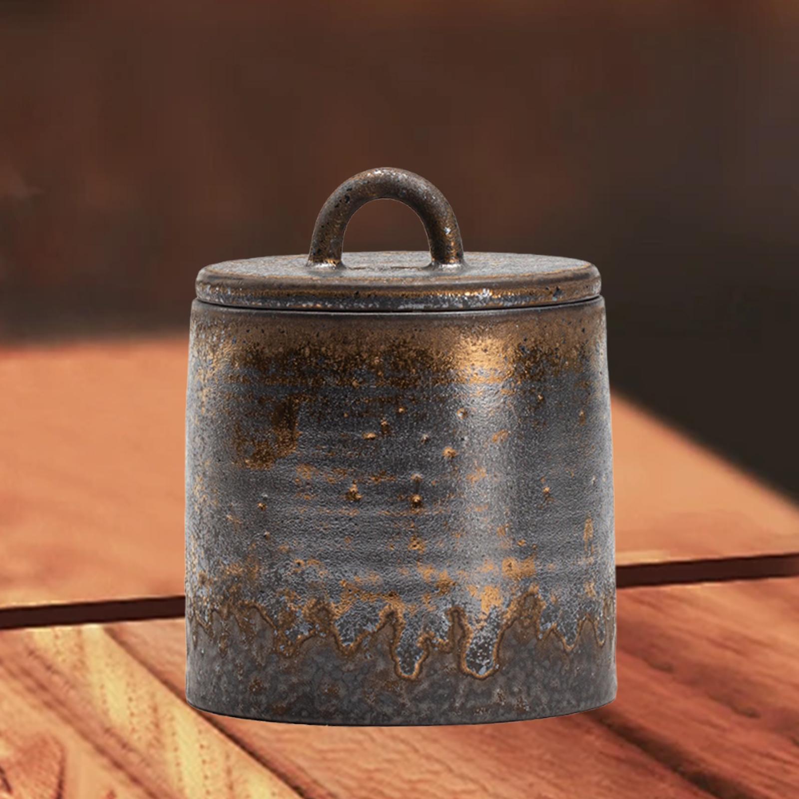 Ceramic Tea Canister with Airt - Coffee Tea Sugar recension och pris
